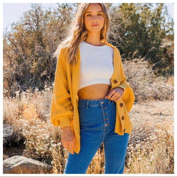 ShopEvelynne Sweaters - #37 Boho Chic Stylish V Neck Button Down Knit Cardigan